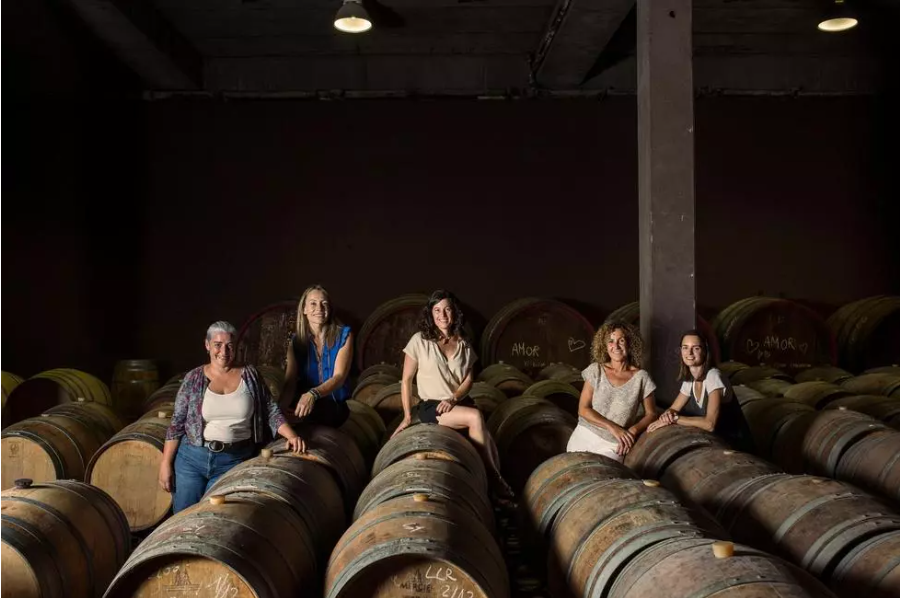 cinc dones del món del vi